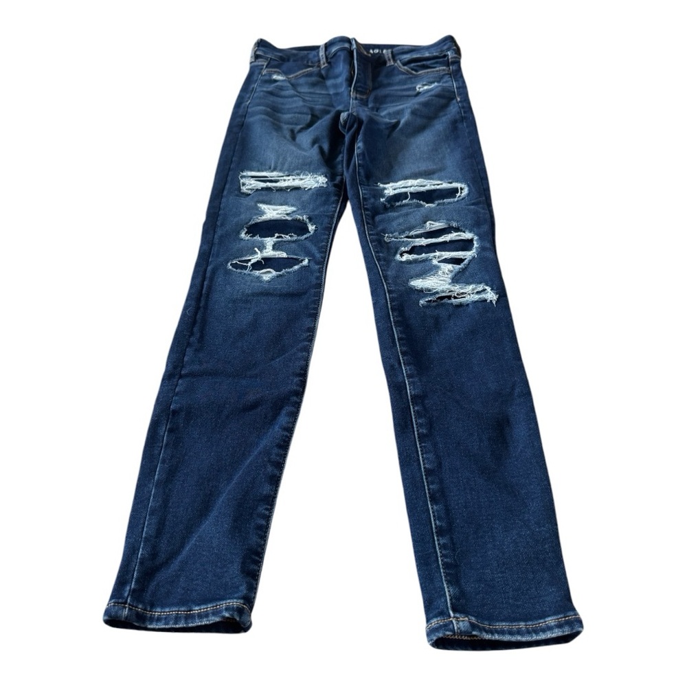 American Eagle Distressed High-Rise Jegging Size 4